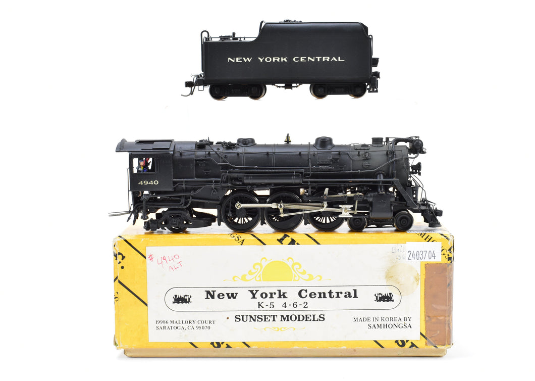 HO Brass Sunset Models NYC - New York Central K-5B 4-6-2 C/P – ReSourced  Rails