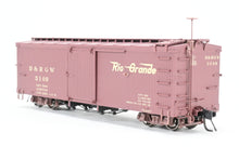 Load image into Gallery viewer, HOn3 Blackstone Models D&amp;RGW - Denver &amp; Rio Grande Western 30' Box Car Flying Grande Herald No. 3109
