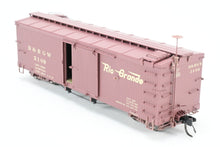 Load image into Gallery viewer, HOn3 Blackstone Models D&amp;RGW - Denver &amp; Rio Grande Western 30' Box Car Flying Grande Herald No. 3109
