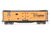 Load image into Gallery viewer, O Brass Pecos River Brass ATSF - Santa Fe SFRD Rr-40 Class Steel Refrigerator Car FP No. 8599

