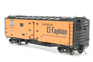 O Brass Pecos River Brass ATSF - Santa Fe SFRD Rr-40 Class Steel Refrigerator Car FP No. 8599