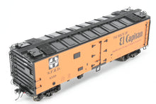 Load image into Gallery viewer, O Brass Pecos River Brass ATSF - Santa Fe SFRD Rr-40 Class Steel Refrigerator Car FP No. 8599
