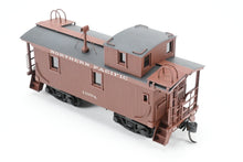 Load image into Gallery viewer, HO Brass NWSL - Northwest Short Line NP - Northern Pacific 1700 Series Wood Caboose 1940’s Rebuilt Custom Painted &amp; Weathered No. 1204
