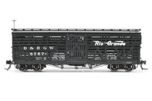Load image into Gallery viewer, HOn3 Blackstone Models D&amp;RGW - Denver &amp; Rio Grande Western 30' Stock Car Flying Grande No. 5757
