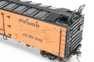 O Brass Pecos River Brass ATSF - Santa Fe SFRD Rr-40 Class Steel Refrigerator Car FP No. 8599