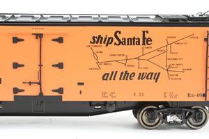 O Brass Pecos River Brass ATSF - Santa Fe SFRD Rr-40 Class Steel Refrigerator Car FP No. 8599