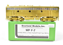 Load image into Gallery viewer, HO Brass OMI - Overland Models Inc. WP  - Western Pacific EMD F7B - Nos. 913B,C-921B,C W/Steam Headlight, Freight Type, 1960 Era
