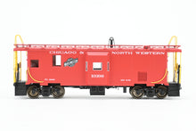 Load image into Gallery viewer, HO Brass OMI - Overland Models, Inc. C&amp;NW - Chicago &amp; North Western Steel Bay Window Caboose FP Red No. 10396
