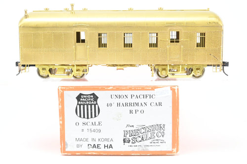 O Brass PSC - Precision Scale Co. UP - Union Pacific Harriman CS Full 40' RPO Class 40-P-1