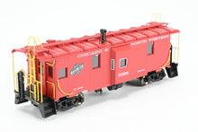 Load image into Gallery viewer, HO Brass OMI - Overland Models, Inc. C&amp;NW - Chicago &amp; North Western Steel Bay Window Caboose FP Red No. 10396
