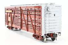 Load image into Gallery viewer, Gauge 1 - 1:32nd Scale Brass Row &amp; Company UP - Union Pacific S-40-12 Stock Car, Circa 1950 Factory Painted Boxcar Red No. 46931

