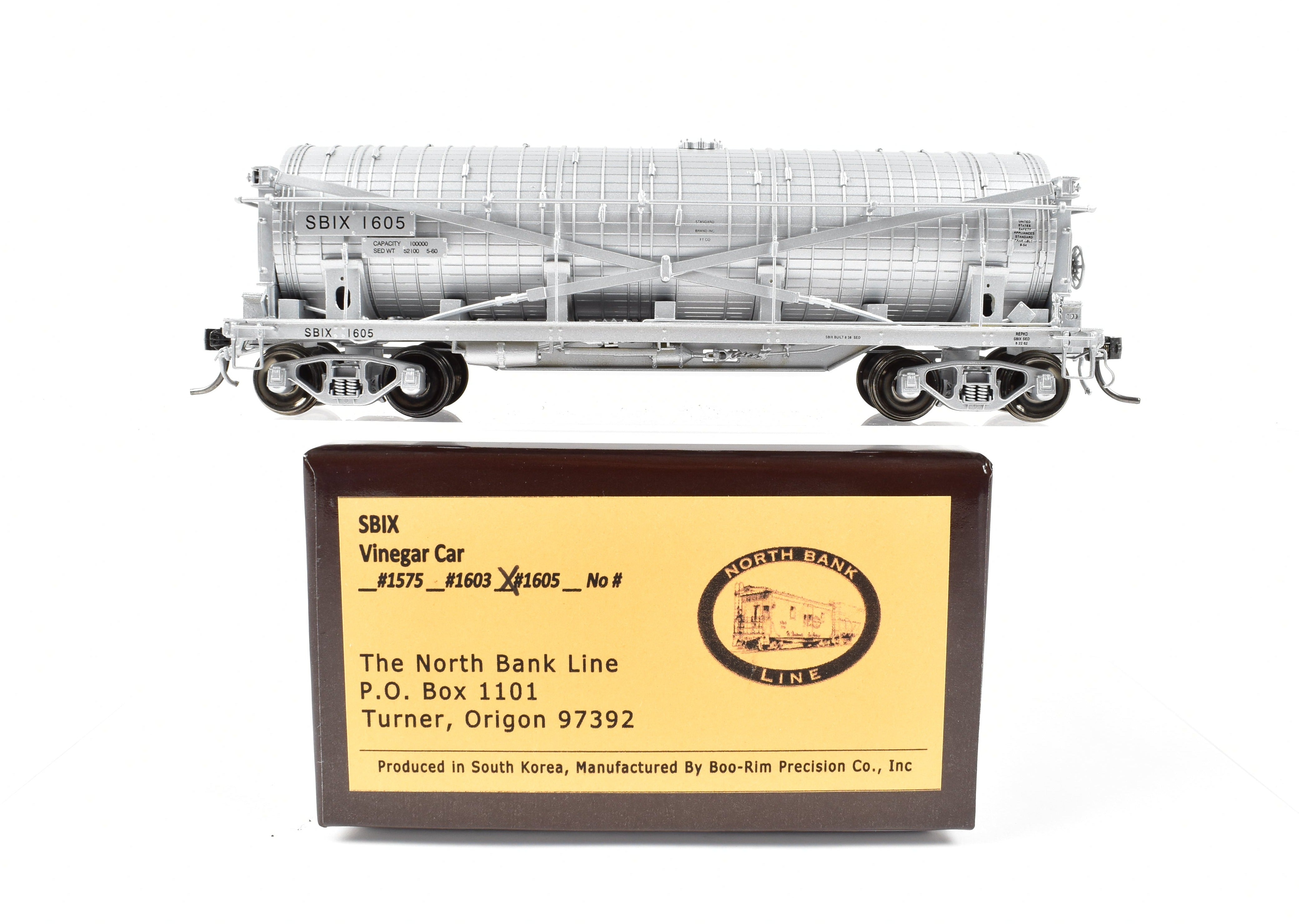 HO NEW Brass NBL - North Bank Line Various Roads SBIX 1605