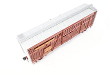 Load image into Gallery viewer, Gauge 1 - 1:32nd Scale Brass Row &amp; Company UP - Union Pacific S-40-12 Stock Car, Circa 1950 Factory Painted Boxcar Red No. 46931
