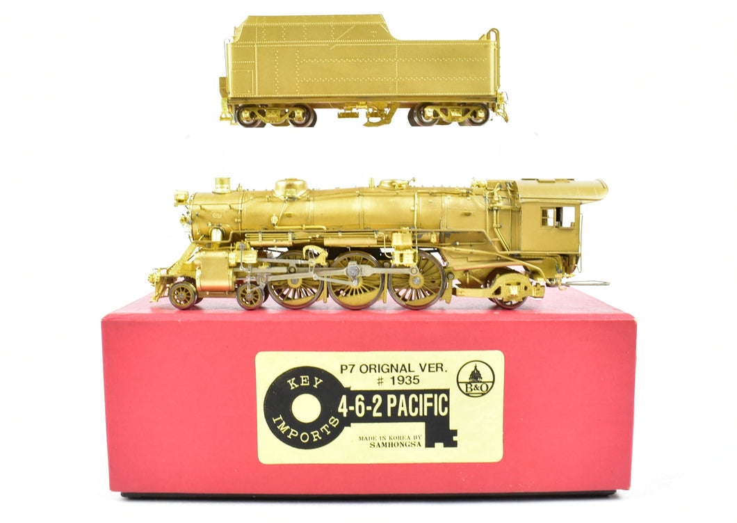 HO Brass Key Imports B&O - Baltimore & Ohio - P-7 4-6-2 Pacific Original Version No. 1935