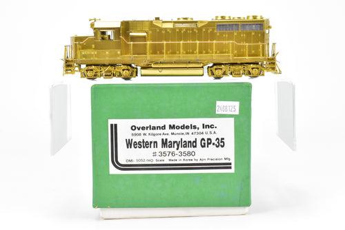 HO Brass OMI - Overland Models Inc. WM - Western Maryland EMD GP-35 Nos. 3576 - 3580