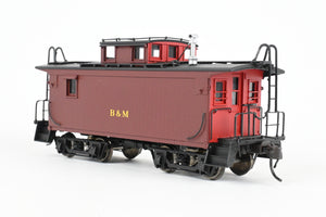HO Brass Railworks B&M - Boston & Maine #104600 Wood Buggies Three Window Version w/Original Monitor Factory Painted