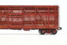 Load image into Gallery viewer, Gauge 1 - 1:32nd Scale Brass Row &amp; Company UP - Union Pacific S-40-12 Stock Car, Circa 1950 Factory Painted Boxcar Red No. 46931
