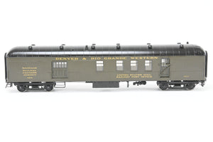 O Brass PSC - Precision Scale Co. D&RGW – Denver & Rio Grande Western Harriman Common Standard 60-BP-30-1 RPO Custom Painted