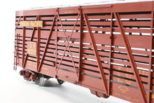 Load image into Gallery viewer, Gauge 1 - 1:32nd Scale Brass Row &amp; Company UP - Union Pacific S-40-12 Stock Car, Circa 1950 Factory Painted Boxcar Red No. 46931
