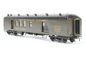 O Brass PSC - Precision Scale Co. D&RGW – Denver & Rio Grande Western Harriman Common Standard 60-BP-30-1 RPO Custom Painted