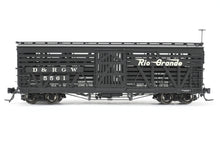 Load image into Gallery viewer, HOn3 Blackstone Models D&amp;RGW - Denver &amp; Rio Grande Western 30' Stock Car Flying Grande No. 5561
