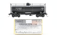Load image into Gallery viewer, HO Brass NWSL - Northwest Short Line NP - Northern Pacific 10,000 Gallon Logging Tank Car Custom Painted &amp; Weathered No. 101007
