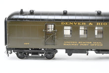 Load image into Gallery viewer, O Brass PSC - Precision Scale Co. D&amp;RGW – Denver &amp; Rio Grande Western Harriman Common Standard 60-BP-30-1 RPO Custom Painted
