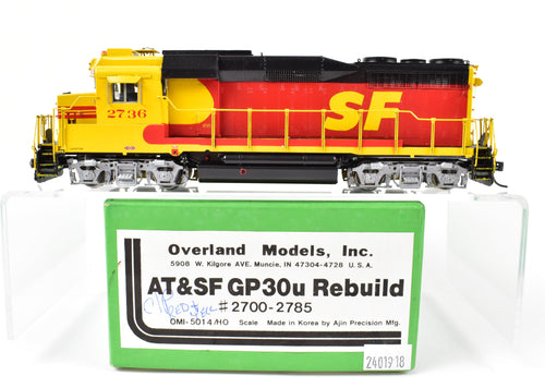 HO Brass OMI - Overland Models Inc. AT&SF  - Santa Fe EMD GP30u rebuild C/P in the SPSF Merger 