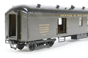O Brass PSC - Precision Scale Co. D&RGW – Denver & Rio Grande Western Harriman Common Standard 60-BP-30-1 RPO Custom Painted