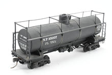 Load image into Gallery viewer, HO Brass NWSL - Northwest Short Line NP - Northern Pacific 10,000 Gallon Logging Tank Car Custom Painted &amp; Weathered No. 101007
