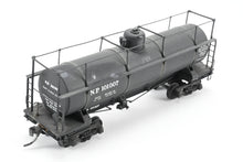 Load image into Gallery viewer, HO Brass NWSL - Northwest Short Line NP - Northern Pacific 10,000 Gallon Logging Tank Car Custom Painted &amp; Weathered No. 101007
