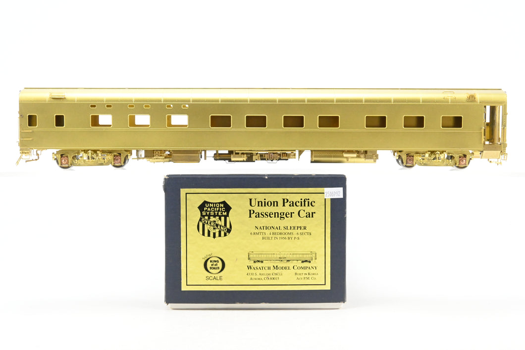 O Brass Wasatch Model Co. UP - Union Pacific 