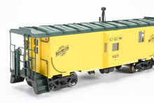 Load image into Gallery viewer, HO Brass OMI - Overland Models, Inc. CGW - Chicago Great Western/C&amp;NW - Chicago &amp; North Western Steel Bay Window Caboose FP Zito Yellow
