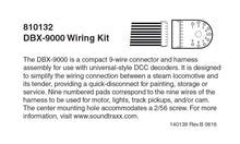 Load image into Gallery viewer, All Scales SoundTraxx DBX-9000 Locomotive-to-Tender Wiring Kit

