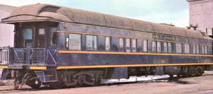 HO Brass NBL - North Bank Line WP - Western Pacific No. 101 Business Cars