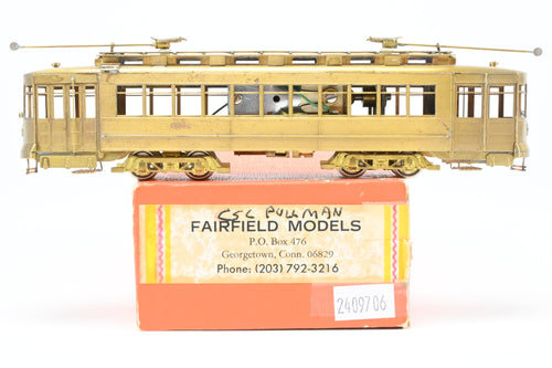 HO Brass Fairfield Models 343 CSL - Chicago Surface Lines Pullman Car