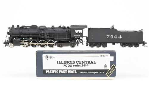HO Brass CON PFM - SKI IC - Illinois Central 7000 Class 2-8-4 Berkshire Factory Painted No. 7044
