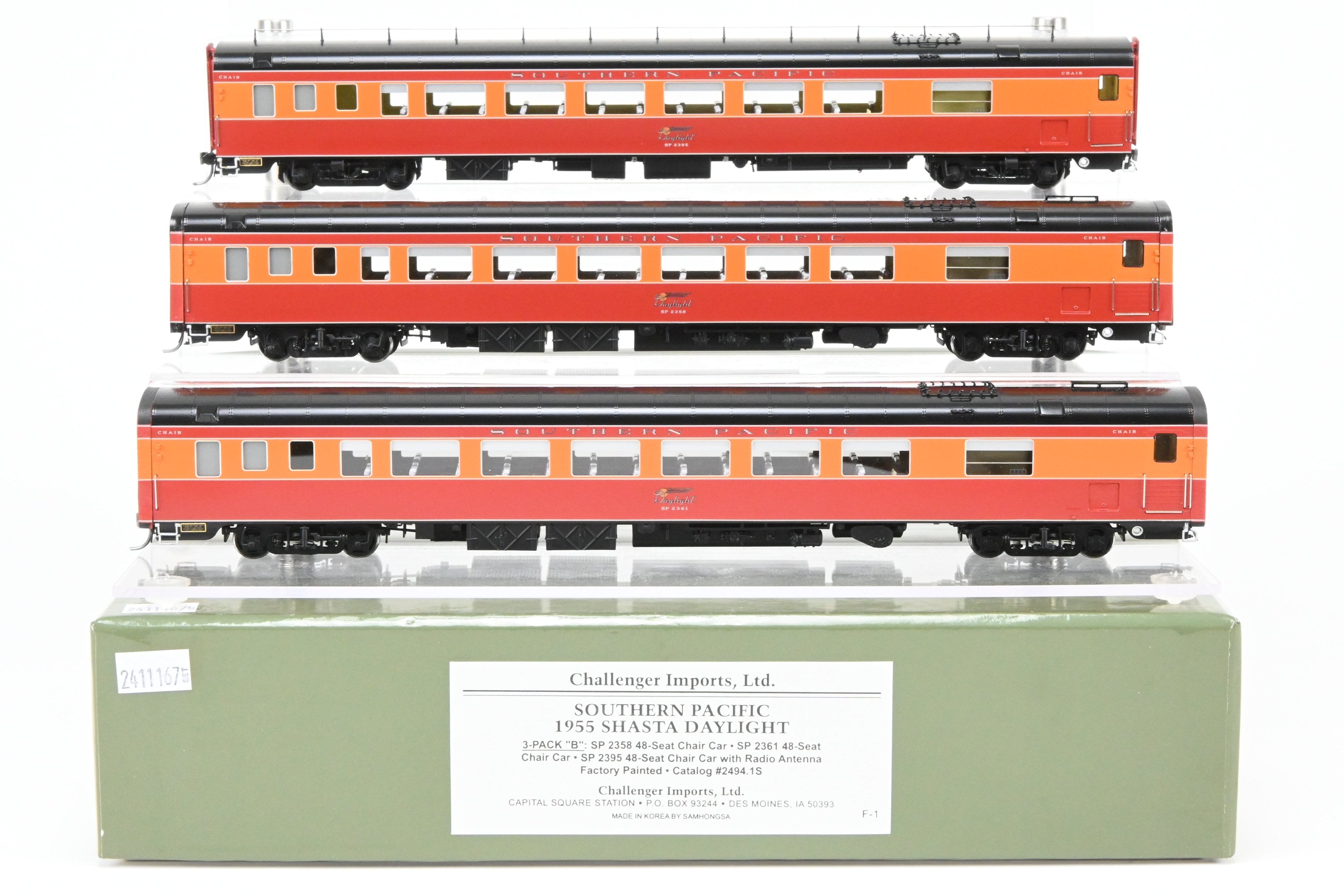 HO Brass CON CIL - Challenger Imports SP - Southern Pacific 1955