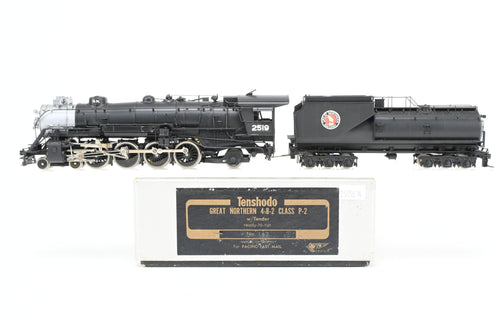 HO Brass PFM - Tenshodo GN - Great Northern 4-8-2 Class P-2 1968 Run Crown Model FP No. 2519