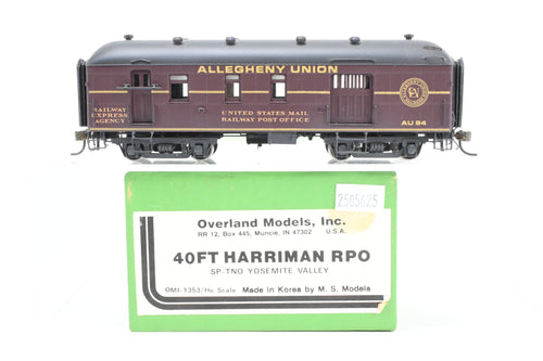 HO Brass OMI - Overland Models, Inc. SP/T&NO - Southern Pacific Lines or YV - Yosemite Valley and V&T Virginia & Truckee 40' Harriman RPO CP Private Road