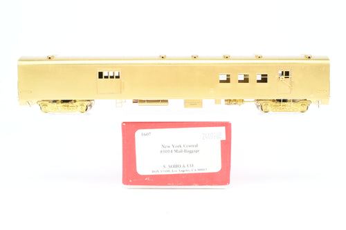 HO Brass Soho NYC - New York Central #5014 Mail Baggage Car