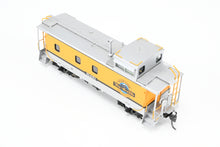 Load image into Gallery viewer, HO Brass CON OMI - Overland Models, Inc. D&amp;RGW - Denver &amp; Rio Grande Western 01400 Series Steel Caboose FP Aspen Yellow/Silver #01481
