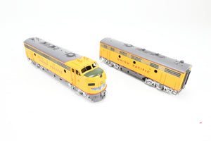 HO Brass Oriental Limited UP - Union Pacific EMD FP7A/F7B 1500 HP Phase II Set Factory Painted