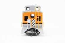 Load image into Gallery viewer, HO Brass CON OMI - Overland Models, Inc. D&amp;RGW - Denver &amp; Rio Grande Western 01400 Series Steel Caboose FP Aspen Yellow/Silver #01481
