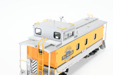 Load image into Gallery viewer, HO Brass CON OMI - Overland Models, Inc. D&amp;RGW - Denver &amp; Rio Grande Western 01400 Series Steel Caboose FP Aspen Yellow/Silver #01481
