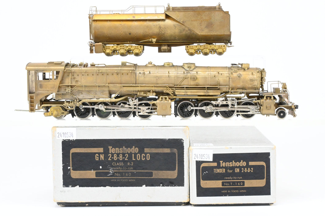 HO Brass PFM - Tenshodo GN - Great Northern 2-8-8-2 Class R-1966 Run