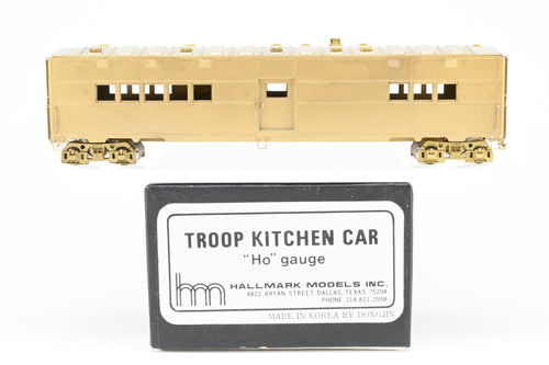HO Brass Hallmark Models Various Roads Troop Kitchen Car Late Run