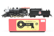 Load image into Gallery viewer, HO CON Brass Key Imports GN - Great Northern 2-8-0 Class F-8 #1147 FP Black w/ Stephenson Valve Gear

