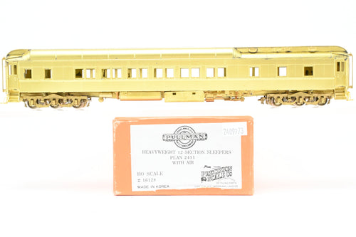 HO Brass PSC - Precision Scale Co. Various Roads Pullman Heavyweight 12-Section Sleeper Plan 2411 With Mechanical AC