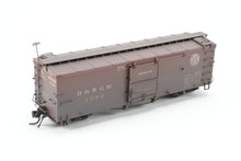 Load image into Gallery viewer, HOn3 Blackstone Models D&amp;RGW - Denver &amp; Rio Grande Western 30&#39; Box Car Moffat Tunnel No. 3390 Weathered
